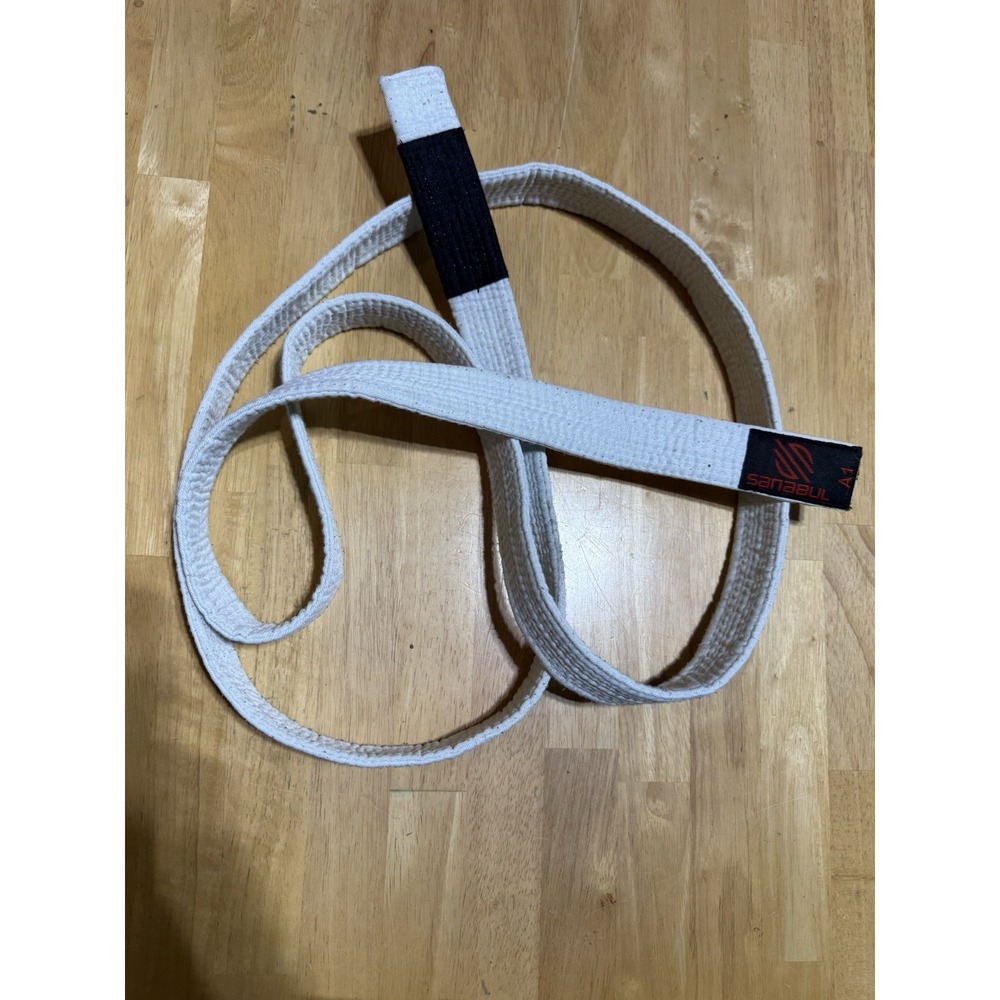 Sanabul BJJ White Belt A1 Brazilian Jiu Jitsu Martial Arts 105" Adult